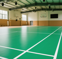 Tapis de cour en plastique de plancher de sport direct d'usine pour le basket-ball volley-ball Futsal Handball-couverture sportive multiple