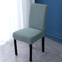 Housse de Chaise de Salle à Manger en Spandex Style Grains de Maïs Tendance, Tissu Velours Polaire pour Maison, Hôtel, Banquets, Fêtes et Mariages