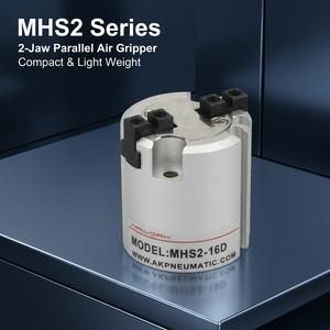 Cilindro Neumático Rotatorio Paralelo MHS <span class=keywords><strong>con</strong></span> Sello de Aluminio 100% Compatible <span class=keywords><strong>con</strong></span> SMC de 2/3/4 Mordazas MHS2/MHS3/MHS4 Industrial - Product Image 4
