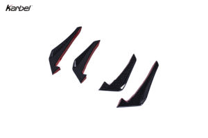 Karbel Ventes directes d'usine Ailerons de pare-chocs avant en fibre de carbone sèche Canards Splitters 4 pcs/set pour <span class=keywords><strong>Audi</strong></span> A4/S4 B9.5 - Product Image 3