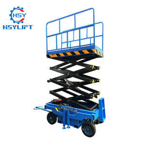 מחיר זול פלטפורמת הרמה חשמלית ניידת ידנית מיני 4-12 מטר לשימוש במפעל ובסדנה - Product Image 2