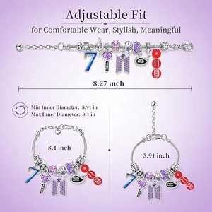 Pulsera unisex al por mayor con dijes, de aleación de zinc chapada en oro, cadena ajustable con diseño de serpiente, joyería colgante de moda Kpop - Product Image 4