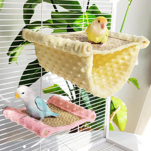 Amaca pappagallo accogliente e traspirante uccello estivo porcellini d'India criceto nido per dormire appeso morbido amache forniture per animali domestici - Product Image 1