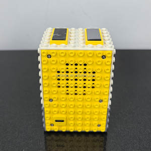Haut-parleur Bluetooth compatible <span class=keywords><strong>Lego</strong></span>, blocs de construction DIY, mini haut-parleur portable avec surface de briques personnalisable, cadeau pour enfants, jouet STEM - Product Image 5