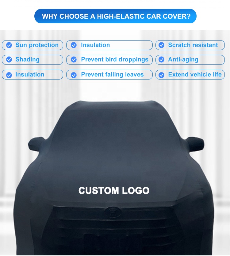 ORANGLES Elastic Stretch Cloth Car Cover Universal Fit Factory Price Bahrain - detailed closeup view - illustrating benefits - Image 3 of 5 | created for all | Shop Elastic Stretch Cloth Car Cover Universal Fit Factory Price Bahrain North Carolina | Free Shipping ORANGLES
