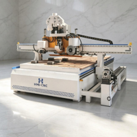 Centre CNC ATC 1325 multifonctionnel pour le travail du bois avec capacités de perçage et de fraisage pour la fabrication d'armoires