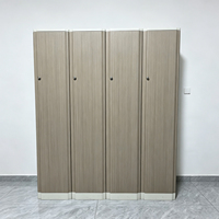 Armoire de personnel, vestiaire, casier de salle de sport, casier de piscine, casier en PVC ABS avec serrure électronique, personnalisé, imperméable, résistant à la rouille, écologique