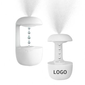 Humidificateur d'air personnalisé en forme de goutte d'eau, anti-gravité, ultrasonique, LED, petit diffuseur d'arômes pour la promotion - Product Image 1