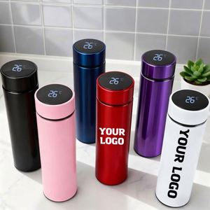 Promotion Business Gift Logo <b>Printed</b> 500Ml Back to School Water Manufacturer Smart Bottle Custom Promotional Gifts - Product Image 1