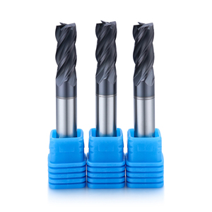 DOHRE haute qualité 4 cannelures CNC carbure coin rayon routeur fraise à bois fraise en bout pour acier fonte - Product Image 1