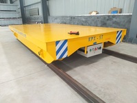 Chariot de transfert à rail courbé personnalisé, motorisé, électrique, télécommandé, robuste, capacité 40 tonnes, pour atelier multi-baies, transport de matériaux