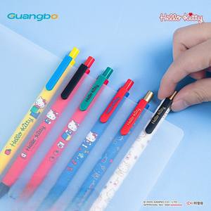 صندوق لغز القط اللطيف مفاجأة ST طرف حبر جاف سريع الكتابة السلس مكافحة لطخة نقرة واحدة صندوق أعمى قابل للسحق القلم - Product Image 3