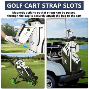 Quantité minimale de commande bas en gros de haute qualité pleine longueur multi-poches avec poignée housse de pluie 14 séparateurs étanche personnalisé voiturette de <span class=keywords><strong>golf</strong></span> sac - Product Image 4