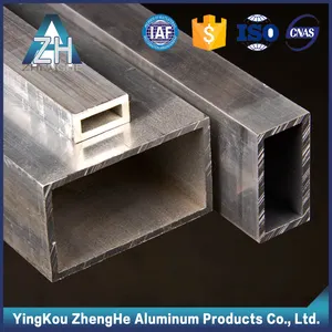 Factory Direct Sale Aluminum Profile Machined Hollow Pipe Square Tube