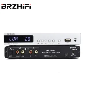 BRZHIFI U01 9038 decoding home audio U disk digital turntablemini hifi combo dvd player/optical/BT/mobile phone APP player