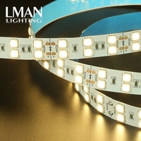 Bande LED haute puissance adressable double ligne IP20 120leds/m DC 12V 24V SMD 5050 RGB