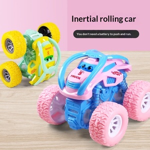 Voiture tout-terrain à inertie à quatre roues motrices, jouet de voiture à rétrofriction pour enfants, modèle Macaron, pour filles, garçons et bébés - Product Image 1