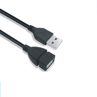 Cable de extensión USB 2,0, 0,6 m/1m/1,5 m, línea de transmisión de datos con cable, pantalla de alta velocidad, cable de extensión de datos para proyector