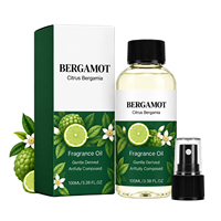 Huile Essentielle d'Aromathérapie à la Bergamote avec un Parfum Frais et Naturel de Bergamote, Texture Lisse, Polyvalente pour les Mélanges d'Aromathérapie et M