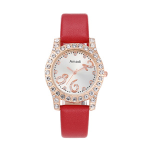 <span class=keywords><strong>Montre</strong></span> à quartz pour femmes, toute nouvelle marque 2025, <span class=keywords><strong>tendance</strong></span> de la mode féminine, <span class=keywords><strong>montre</strong></span> pour étudiantes, cadran en strass, bracelet en cuir, boîtier en alliage, verre de 10 mm - Product Image 5