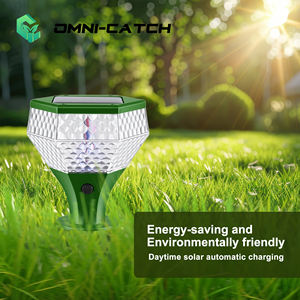 Al Aire Libre LED impermeable Sonic Spikes Solar Powered Ultrasonic Animal Repelente para serpiente Chipmunk - Product Image 2