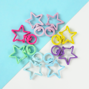 حامل عملات معدنية يدوي الصنع على شكل نجمة خماسية صديقة للبيئة مع مشبك زنبركي، إكسسوار مجوهرات أنيق - Product Image 2