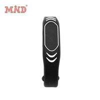 Bracelets en silicone uv réglables nfc rfid étanches en caoutchouc avec logo personnalisé