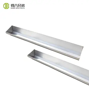 Stainless Steel Troughs Galvanized Best Quality Low Price Wholesale Galvanized Poultry Long Pass Trough