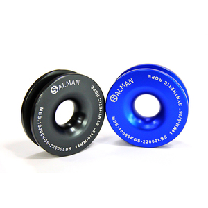 SM-M accessoires tout-terrain en aluminium doux manille bloc poulie <span class=keywords><strong>treuil</strong></span> arrachement corde 10T anneau de récupération pour 7/16 "<span class=keywords><strong>treuil</strong></span> Ro - Product Image 1