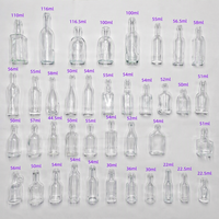 Usine En Gros 100 ml 150 ml 200 ml Mini Miniature Jus Vin Esprit Liqueur Bouteille En Verre