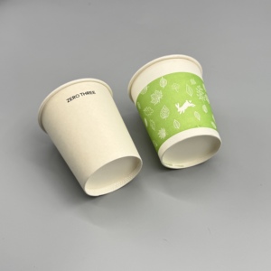 Vaso de Papel Desechable para Café para Llevar, 7-16 oz, Material Kraft, Acepta Impresión Personalizada OEM para Tiendas de Bebidas - Product Image 5