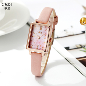 Fashion Square Exquisite Women's Stainless Steel Quartz <b>Watch</b> - Product Image 6