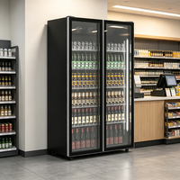 Réfrigérateur de Luxe à Double Température pour Maison et Hôtel, Grande Capacité, Cave à Vin Électrique, Frigo Bar