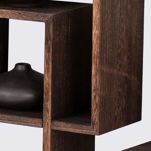 Solid Wood Display Shelf Modern Chinese Style Multi Tiered <b>Tea</b> <b>Set</b> Rack Home Desktop Minimalist Zen Inspired Storage - Product Image 3