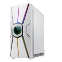 Boîtier de jeu atx, tour de pc en verre trempé, usb type-c, pour ordinateur gamer