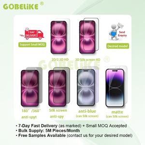 ฟิล์มกันรอยหน้าจอป้องกันแสงสีฟ้า ครอบคลุมเต็ม<span class=keywords><strong>จอ</strong></span> ป้องกันรอยขีดข่วน กระจกนิรภัย 9H สำหรับ iPhone XR 11 12 13 14 15 16 Pro Max Plus - Product Image 6