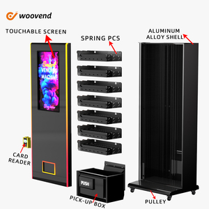 Tùy chỉnh Mini Máy bán hàng tự động với ID Scanner cho tuổi verficaition Đầu đọc thẻ/tiền mặt 32-inchs Màn hình cảm ứng nhỏ Máy bán hàng tự động - Product Image 4