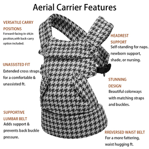 Tùy chỉnh bé tàu sân bay tùy chỉnh vải bé tàu sân bay Túi Jacquard bé bọc tàu sân bay Túi Ergonomic Vai Túi CPC chứng nhận - Product Image 3