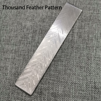 Acier Damas VG10 57-59 HRC, billet de 16x3x0,3 cm pour la fabrication de couteaux DIY, matière première, billet Damas VG10 sandwich