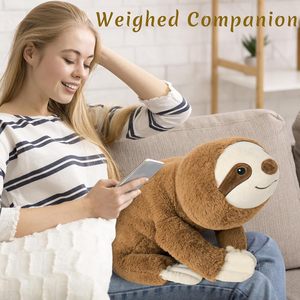 Peluche a forma di bradipo da 24 pollici, 5 libbre, in peluche corto, giocattolo per bambini, regalo - Product Image 5