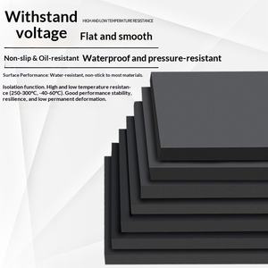 Coussin anti-vibration industriel noir pour machines <span class=keywords><strong>de</strong></span> traitement, réduction du bruit, anti-collision, pont - Product Image 3