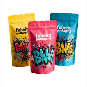 Custom Printed Laminated Material Snacks <b>Bag</b> Smell Proof Stand up Pouch with Zipper for Chocolate Cookies Packaging - Product Image 2
