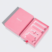 Boîtes cadeaux en carton biodégradable pour cosmétiques, avec tiroir coulissant, fabrication artisanale, emballage en papier avec insert design, vente en gros
