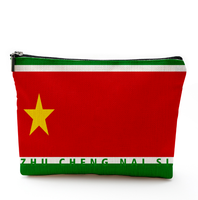 Sac à cosmétiques pour femmes avec drapeau de la Guadeloupe, joli sac de maquillage pour sac à main, sac de voyage pour articles de toilette, sac de rangement pour maquillage