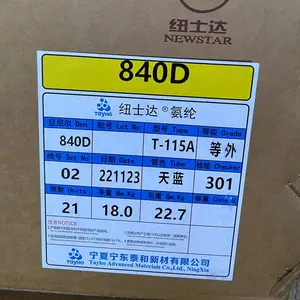 Manufactory Tayho לייקרה אלסטי חוט עבור תינוק חיתול Newstar 840D B כיתה בהיר חשוף ספנדקס חוט