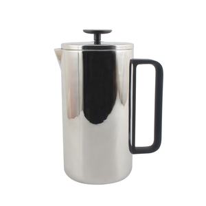 Cafetière à piston en acier inoxydable 304 à double isolation, durable, facile à nettoyer et anti-fuite - Product Image 1