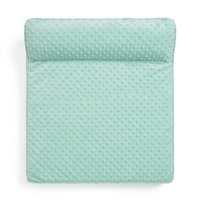 Coussin orthopédique pour chien Yang Yang Pet Cooling Dot en tissu minky vert menthe rectangulaire