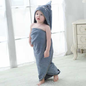 Ensemble <span class=keywords><strong>de</strong></span> serviettes <span class=keywords><strong>de</strong></span> bain pour <span class=keywords><strong>bébé</strong></span> Michley Factory Wholesale, 100% coton, avec capuche <span class=keywords><strong>de</strong></span> dinosaure mignonne et débarbouillette assortie (MOQ bas 1 pièce) - Product Image 6