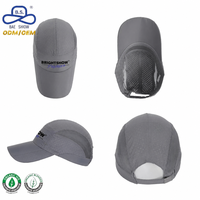 Gorras de Béisbol Deportivas de Alto Rendimiento con Logotipo Personalizado del Fabricante, con Orificios Transpirables Cortados con Láser, para Uso Unisex en Verano y Correr