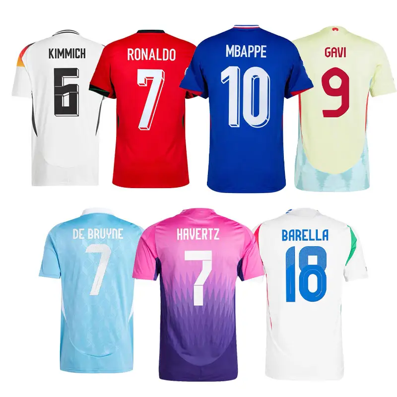 24 25 New Soccer Jerseys High Quality 2025 National Team Football Shirt Men's Children's Set away